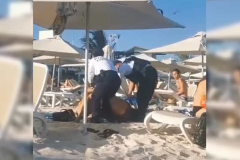 Policias agreden turistas nacioanles