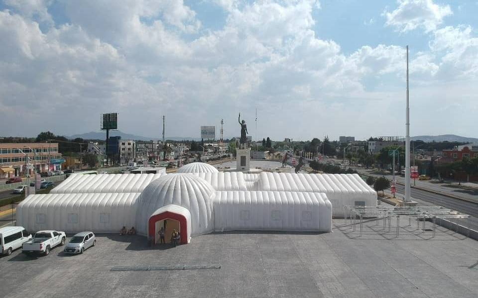 Hospital inflable coronavirus hidalgo