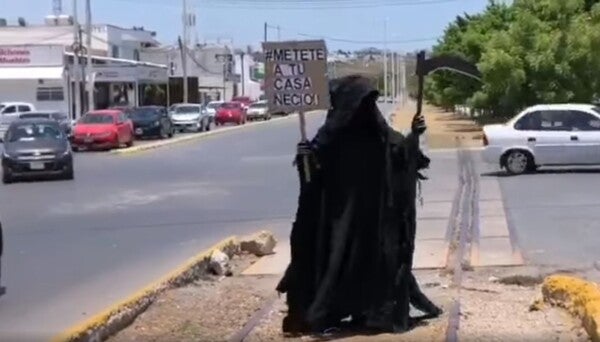Campeche muerte disfraz