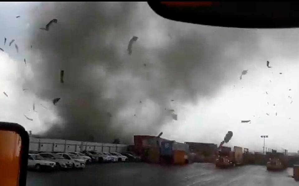 Tornado apodaca monterrey nuevo leon