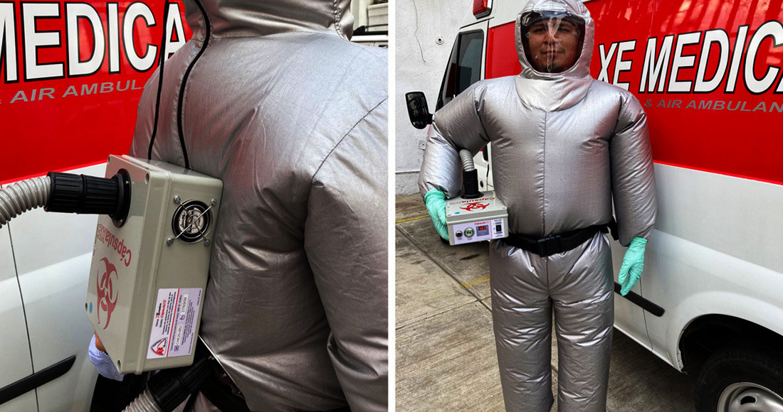 Traje protector covid
