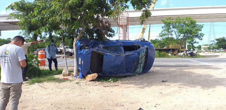 Accidente volcadura salida a tetiz 3