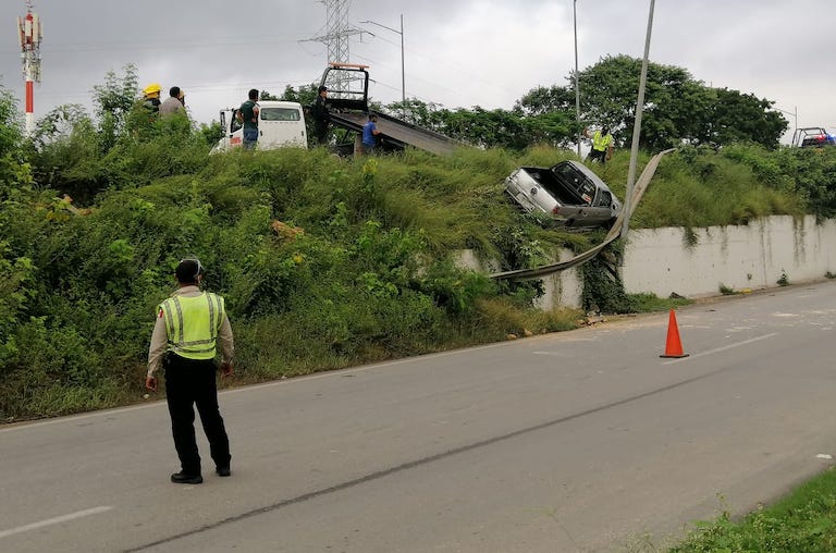 Puente periférico accidente 2
