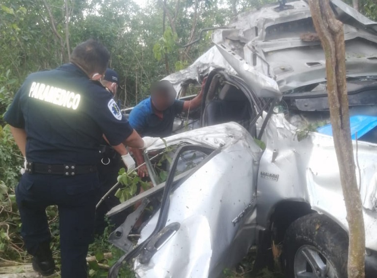 Accidente merida cancun 1