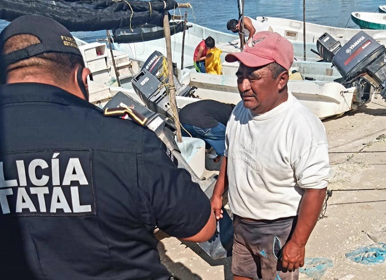 Celestun pescadores rescatados 2