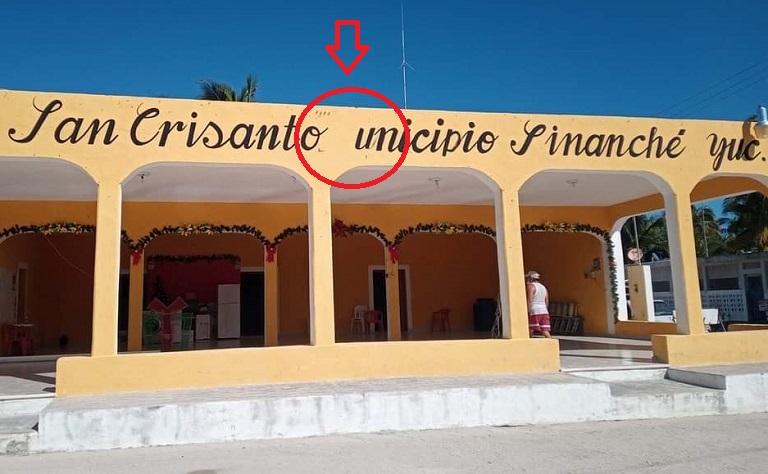 Sinanche san crisanto rotulo 2