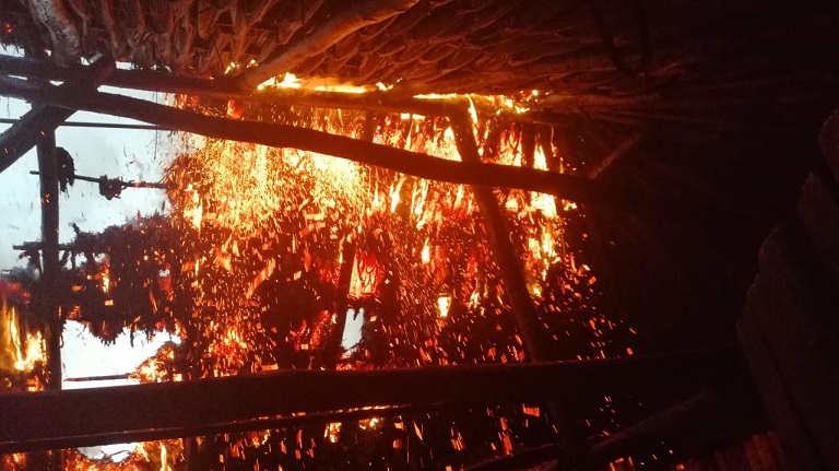 Incendio espita