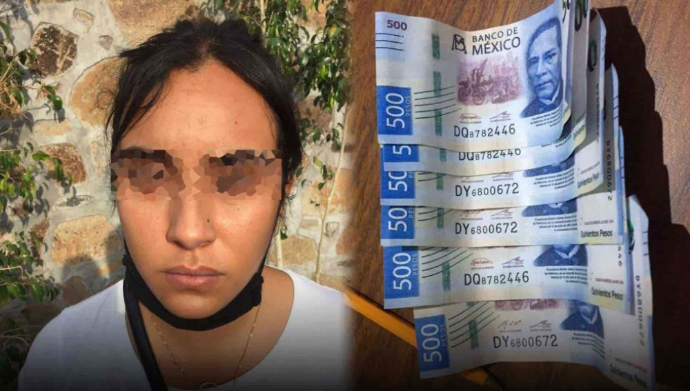 Detenida billetes falsos