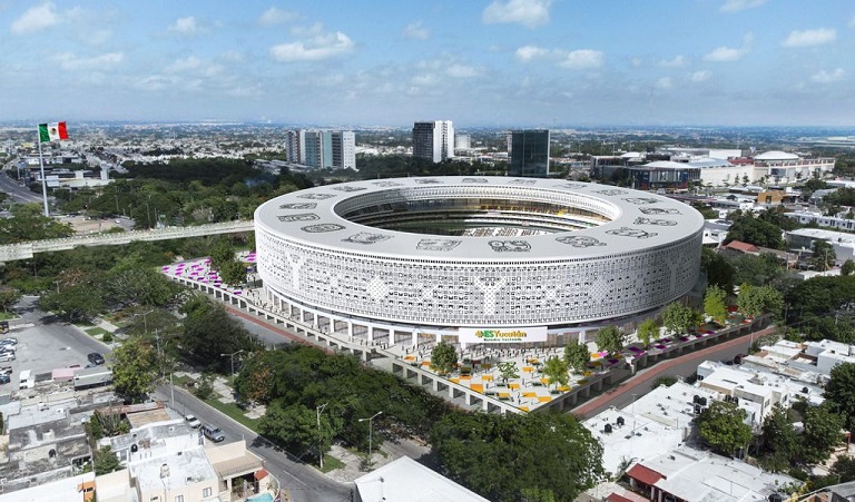 Estadio sostenible de yucatan 1