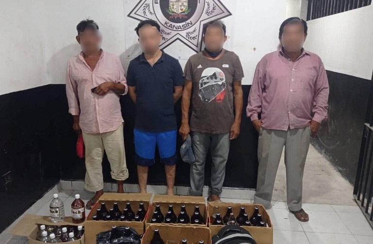 Kanasin detenidos clandestino