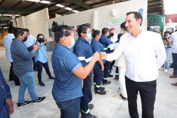 Inauguran ampliación de planta de acopio y reciclaje de PET en Umán