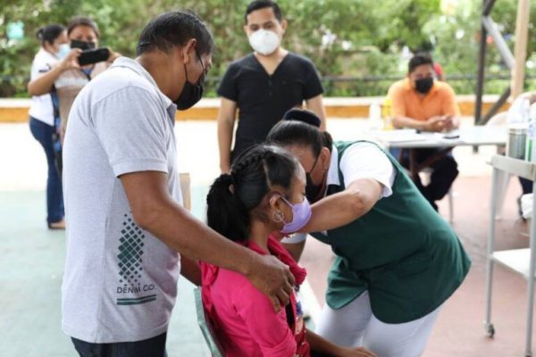 Nuevas dosis para niñas, niños y adolescentes de 28 municipios yucatecos