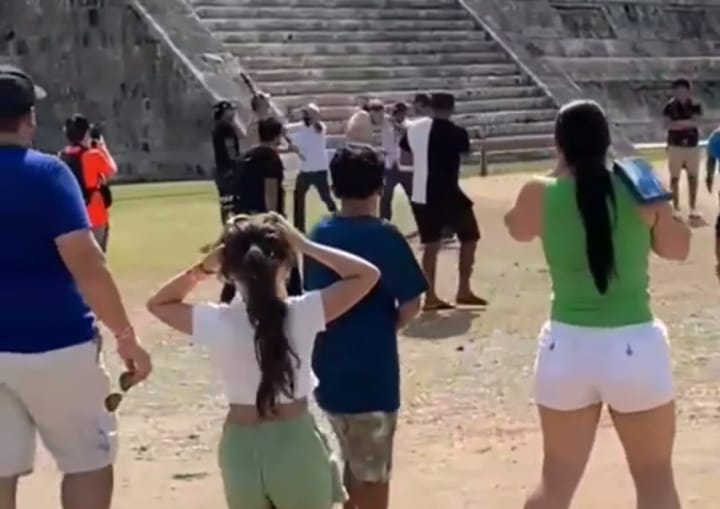 Chichen itza turista 