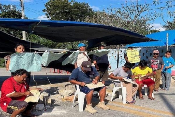 Ponen fin a bloqueo en la zona de Chichén Itzá
