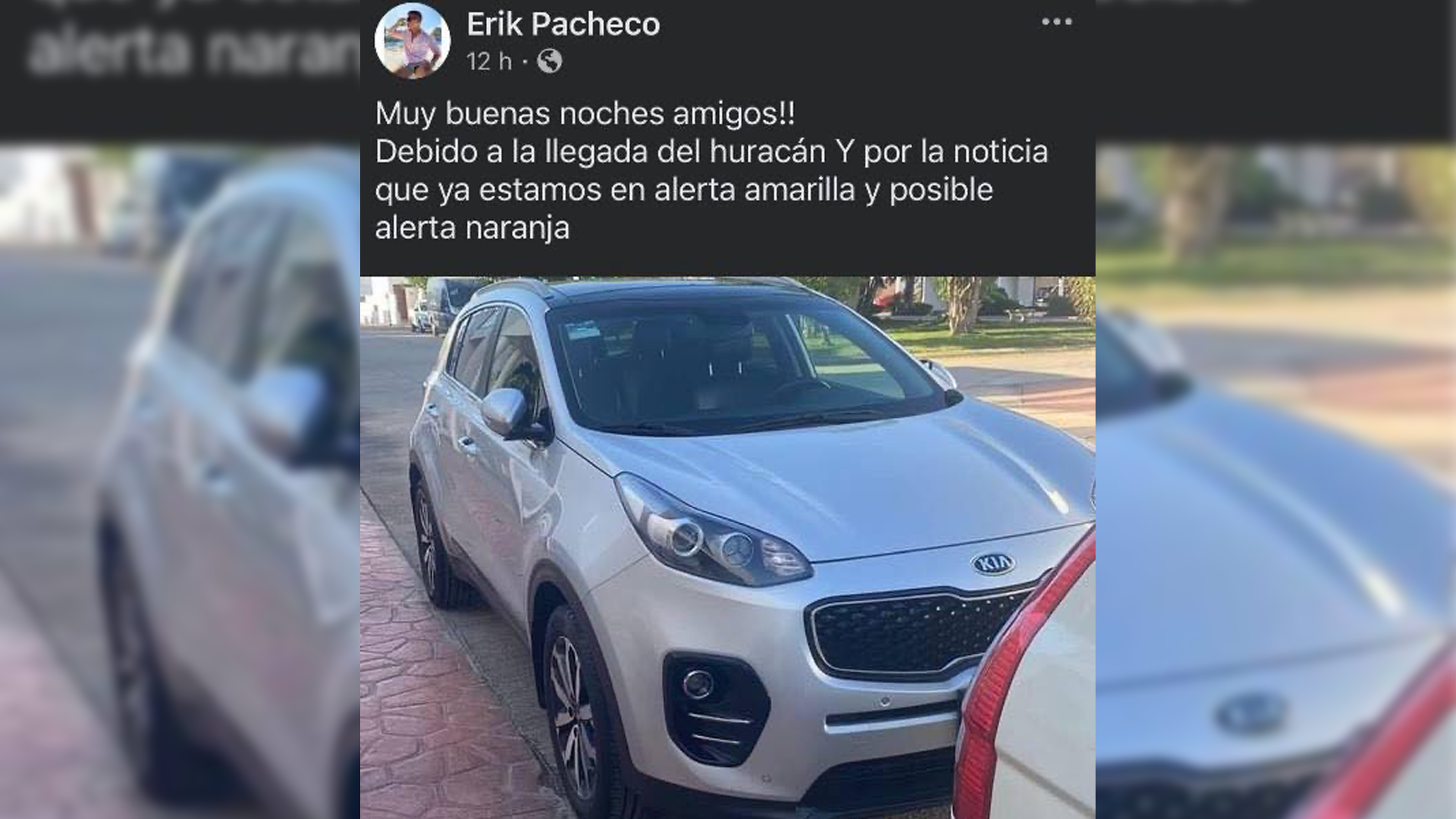 Taxista ofrece servicios gratis ante llegada de “Beryl”
