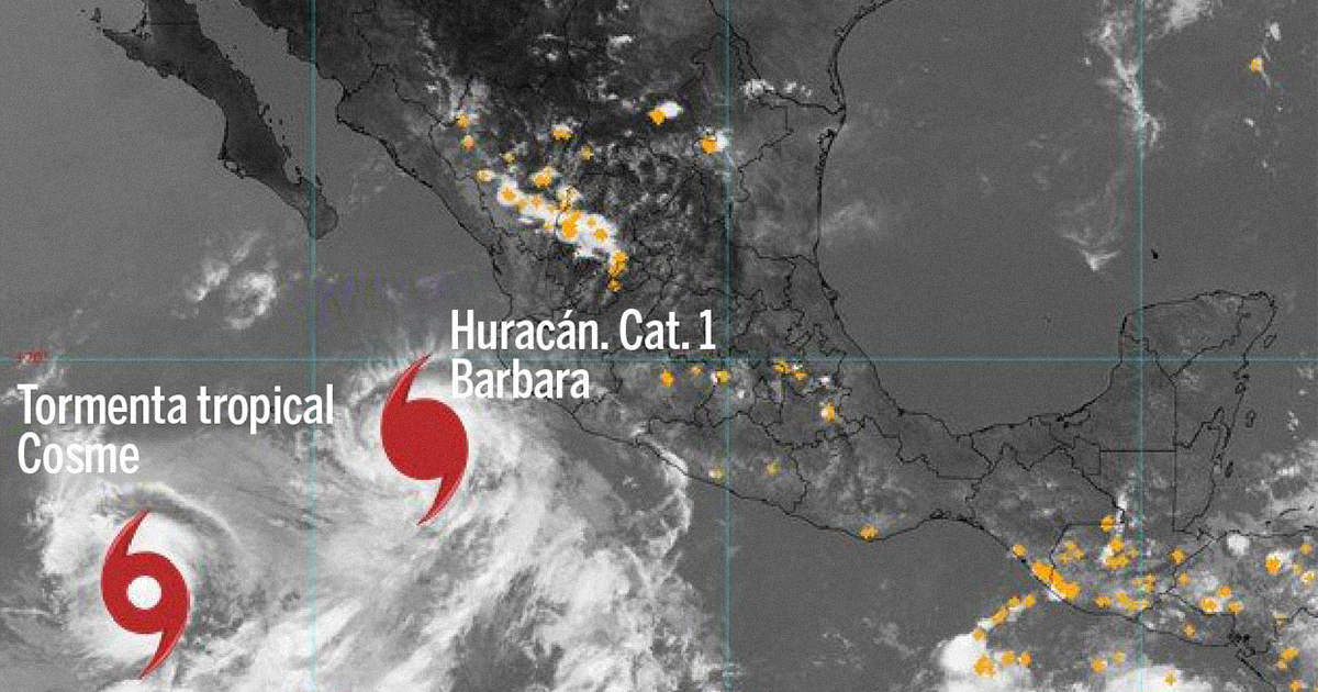 Pacífico en alerta: fenómenos meteorológicos podrían fusionarse Hfhr