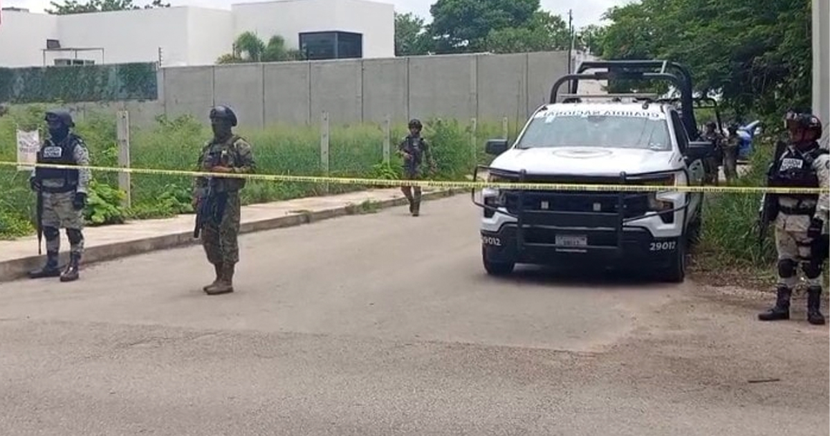 Autoridades federales activan operativo en Temozón Norte Operativo